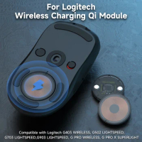 QI Magnetic Wireless Charging Module Charge Coin For Logitech G502 G703 G903 G Pro X GPW Wireless Mouse Charger Accessories