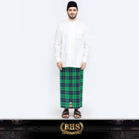 Sarung BHS Excellent Gold Motif E51 KDT SJ Hijau Sedang