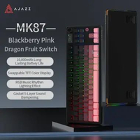 Ajazz MK87 Wireless Mechanical Gaming Keyboard BLACKBERRY