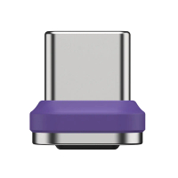 สายชาร์จ PD แม่เหล็ก 240W Type-C [1.2M * 1 + 2 ขั้ว] เข้ากันได้กับ USB-C PD3.1 ชาร์จเร็วสุด 5A กันฝุ