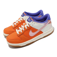 【NIKE 耐吉】休閒鞋 Dunk Low SE GS 大童 女鞋 橘 藍 粉紅 鴛鴦 膠底(FN0600-801)