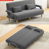 HXL Sofa Bed Foldable Dual-Purpose Office Single Siesta Noon Break Folding Bed Sofa