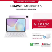HUAWEI MatePad 11.5-inci 2025 Tablet | WPS Office 2.0 Tingkat PC Eksklusif | Layar Papermatte | 10,1