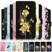 New Style Quantum2 A12 A32 A52 A72 5G 4G Flip Case Floral Wallet Magnetic Book Coque for Samsung Galaxy A52s A42 A02 S A22 A 52