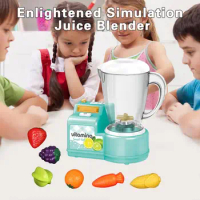1 Set Educational Housekeeping Toy Miniature Simulation Juice Blender Electric Recreation Enlightened Simulation Juice Blender