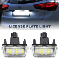 Lampu Plat Nombor Lesen Belakang Kereta, LED, Putih, DE, Untuk Toyota Camry 2012-2016, YARISL, VIOS,