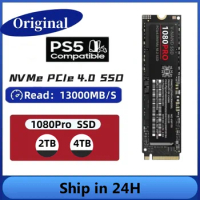 2024 Original New SSD 1080Pro 2TB NVME PCIe4.0 M.2 SSD 2280 High Read Solid State Hard Drive Disk For Desktop/PC/PS5 Game Laptop