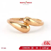 Cincin Emas Kadar 6K Wahyu Redjo CC-6K 30509135-PMR