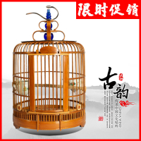 Bird Cage Luxury Parrot Cage Birdcage Display Cage New Large Full Set of Bird Cage Accessories Bamboo Others
