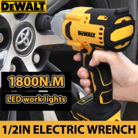 DEWALT 1/2in High Torque Electric Wrench Brushless Cordless Impact Wrench Decoration Team Power Tools For Dewalt 20V Battery