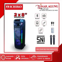 ICHIKO SZ8819 SPEAKER BLUETOOTH 2X8 INCH SUPER BASS - ORI - -
