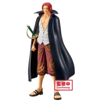 Original Genuine Banpresto One Piece Vol.2 DXF Theatrical Version RED 17cm Shanks Action Figure Collection Model Doll Toys
