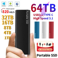 Original Portable SSD 1TB External Hard Drive 2TB Solid State Hard Disk USB 3.1 Ssd Drive for Laptop/Desktop/Mac/phones