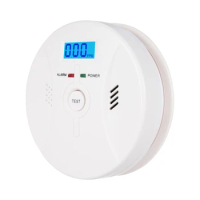 2 in 1 Carbon Monoxide Detectors And Smoke Alarm Detectors 3 Digits LCD Displayer CO and Smoke Alarm for Home Kitchen