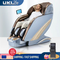 3 Year Warranty 4D SL Full Body AirBag Zero Gravity Massager Chairs Home 3D Heat Leg stretching Office Chair Massage Sofa