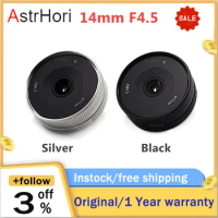 AstrHori 14mm F4.5 APS-C Ultra-wide Angle Manual Focus Prime Lenses for Lens For Canon Camera Micro 4/3 Lens Sony ZVE10 Camera