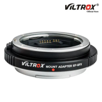 Viltrox EF-GFX Auto Focus Full Frame Lens Adapter for Canon EF EF-S Lens to Fujifilm Fuji G Camera GFX 50SII 50R GFX100 GFX100S