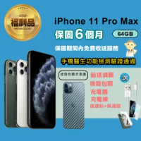 【Apple 蘋果】福利品 iPhone 11 Pro Max 64G(手機包膜+保固6個月)