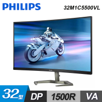 【PHILIPS】32M1C5500VL 32型 曲面電競螢幕