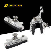 ZOOM Road Bike Brake Pads Shoes for Alloy Rims Durable Bicycle C Brake Pads Shoes Tools silent bicycle brake pads road bike