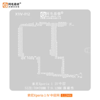 Amaoe X1IV-012 Motherboard Middle Layer BGA Reballing Stencil For SONY Xperia1 IV