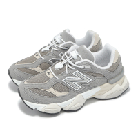 New Balance 童鞋 9060 寬楦 中童 石板灰 旱石棕 小朋友 抽繩 NB 紐巴倫 PV9060BA-W