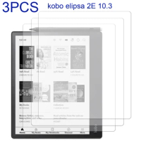 3PCS Soft PET screen protector for Kobo elipsa 2E 10.2'' ereader ebook reader protective film