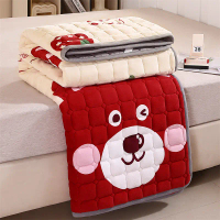 Velvet Mattress, Milk Material, Single Size, Suitable for Dormitories, Soft Cushion, Made from Simmo