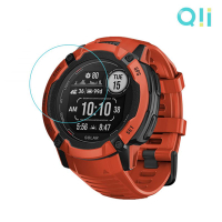 手錶保護貼 Qii GARMIN Instinct 2X 玻璃貼 (兩片裝)【愛瘋潮】【APP下單最高22%回饋】
