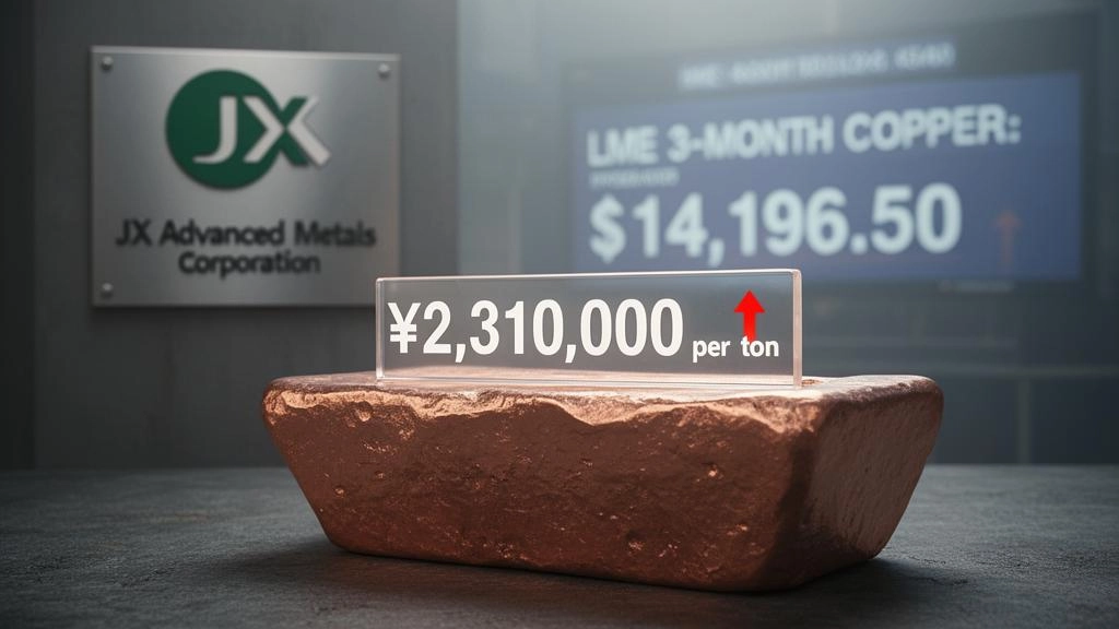 銅建値が231万円に、2日連続で最高値更新 JX金属が4万円引き上げ