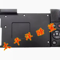 For Canon EOS M200 Rear Cover Back Shell Case With Button Rubber Grip No Flex Cable Black NEW Original