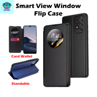 [Smart View Window] FOR SAMSUNG A23, A51 New Design Flip Case Phone Casing Luxury Leather Cover Comp