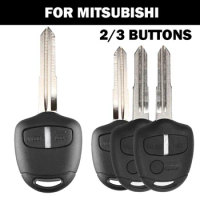 2/3 Button Car Remote Key Shell Case For Mitsubishi L200 Montero Lancer EX Evolution Grandis Outlander With MIT11/MIT8 Blade