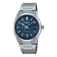 Jam Tangan Pria Casio Edifice EFK-100D-2ADR Men Automatic Blue Dial Stainless Steel Band Multicolor