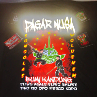 Kaos Pagar Nusa Reflektif BUMI KANDUNG Menyala Kaos PN Arpansa KODE RED