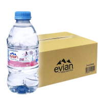 【Evian 依雲】天然礦泉水330mlx24入/箱(法國原裝)