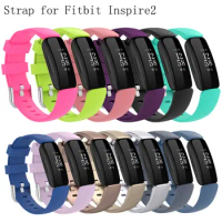For Fitbit Inspire 2 Strap Silicone Watchband For Fitbit Inspire2 Band Sport Bracelet Wristband Correa Replace Belt