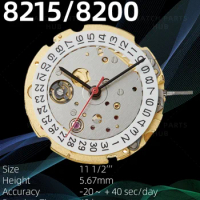 New Miyota 8215 Watch Movement Citizen Genuine Original 8200 Mouvement Automatic Movement 3 Hands Date At 3:00 Watch Parts