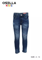 Osella Kids [NEW] Osella Nautical Slimfit Jeans In Medium Blue