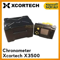Chrono Airsoft pcp Xcortech X3500 max 1200 fps Chronometer Chronograph Krono X Cortech alat ukur ROF