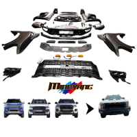 High fitment 2021 F150 Raptor style body kit car bumper headlights 2012-2021 for Ford ranger T6 T7 T8 bodykit
