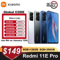 Global ROM Xiaomi Redmi Note 11E Pro 5G 11 Pro 6GB/128GB Snapdragon 695 108MP Camera 120Hz AMOLED Display 67W Charger