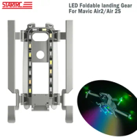 for Dji Air 2 LED Light Landing Gear Folding Extended Leg Lamp Heighten Skid for Dji Mavic Air 2/Air 2S Drone Accessories