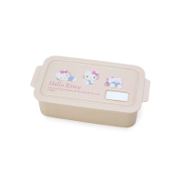 【SANRIO 三麗鷗】可微波抗菌便當盒 保鮮盒 500ml Hello Kitty 凱蒂貓(餐具雜貨)
