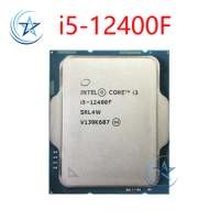 Intel I5 12400F i5-12400F I5 12400F i512400F i5-12400F CPU Core i5 Dual-core four-thread processor Desktop computer