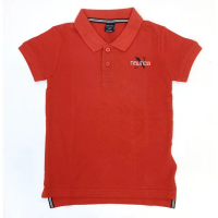【NAUTICA KIDS】男童紅LOGO繡字POLO衫3-14歲(Nautica kids POLO衫)