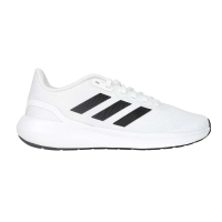 【adidas 愛迪達】RUNFALCON 3.0 男慢跑鞋-運動 路跑 愛迪達 輕量 白黑(HQ3789)