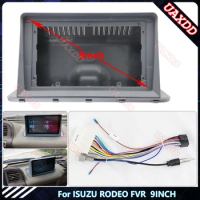 For ISUZU RODEO 9INCH Car Radio Android Stereo audio screen multimedia video player navigation MP3 MP5 CD cables Harness frame