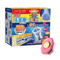 Washing Machine Cleaning Tablets 12pcs Penetrating Deep Clean Washer Cleaner Tablets Effervescent Washing Machine Cleaner