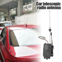 New Universal 12V Electric Power Automatic Antenna Car SUV Radio Mast Aerial AM FM Antenna Car Accessories Exterior Decoration